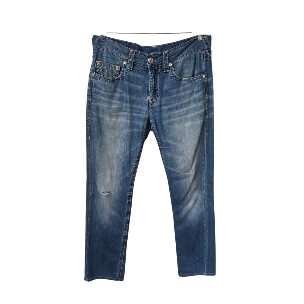 True Religion Slim Distressed Jeans Mens Size 32